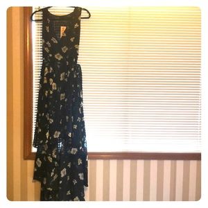 Navy blue showpo hi-low dress